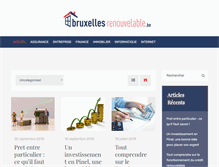 Tablet Screenshot of bruxelles-renouvelable.be